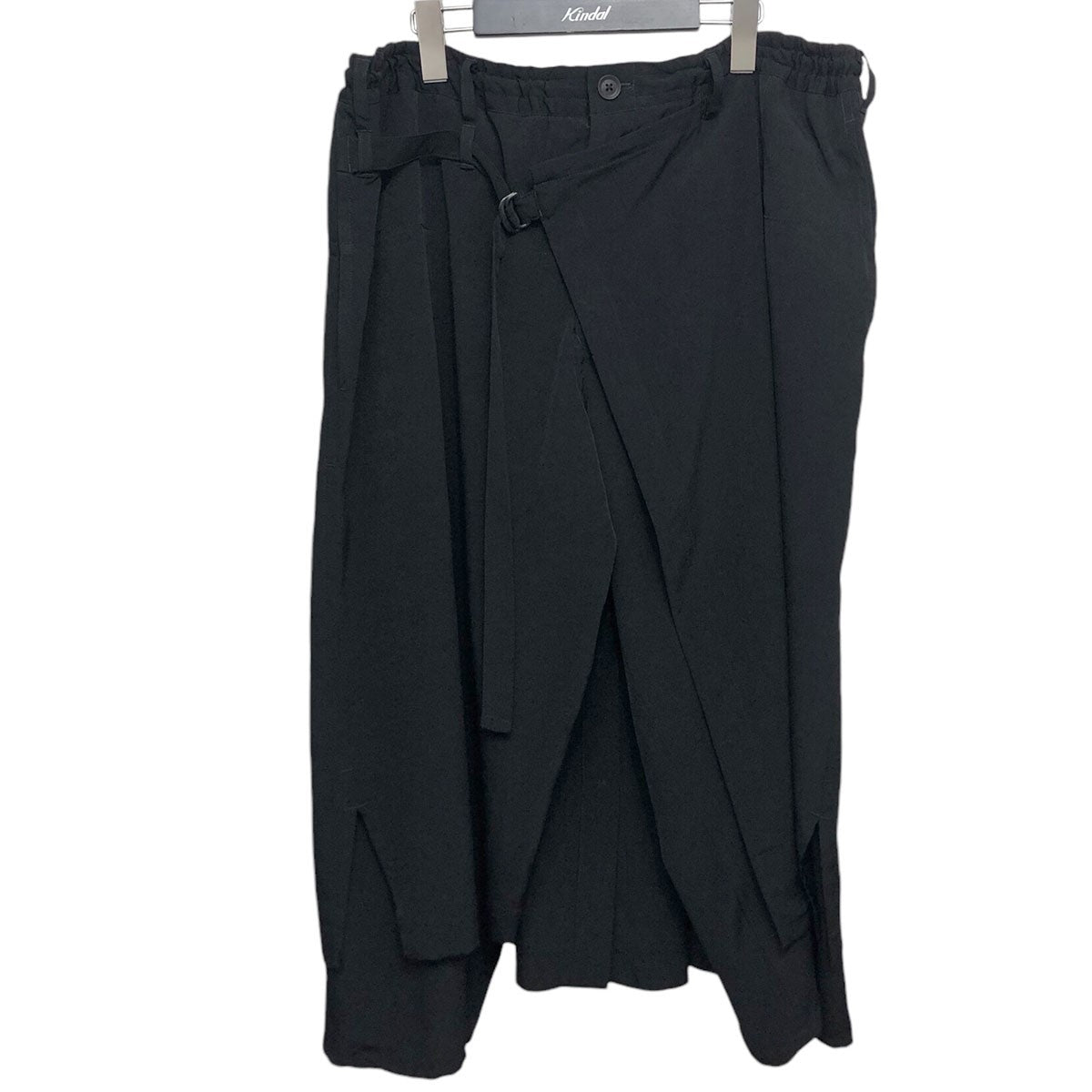 Yohji Yamamoto pour homme(ヨウジヤマモトプールオム) 24SSTUXEDO WRAP PANTSタキシードラップパンツHS-P18-500  HS-P18-500 ブラック サイズ 3｜【公式】カインドオルオンライン ブランド古着・中古通販【kindal】