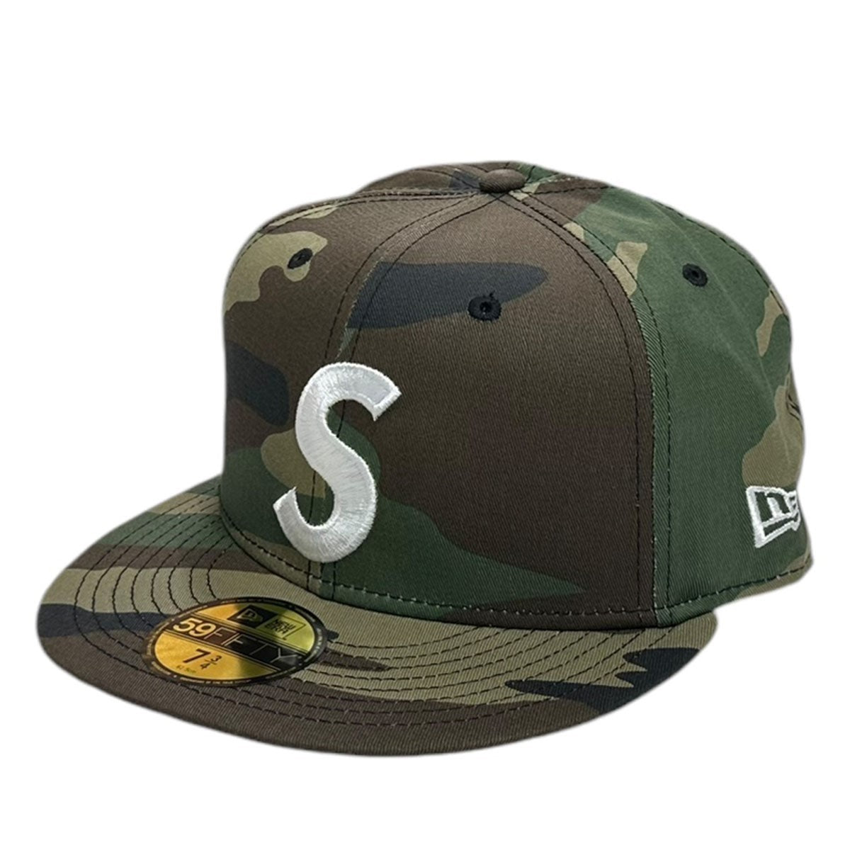 Supreme×New Era 24AWScrew Ball S Logo Woodland CamoスクリューボールSロゴキャップ  ウッドランドカモ(オリーブ系) サイズ 7 3/4(61.5cm)｜【公式】カインドオルオンライン ブランド古着・中古通販【kindal】