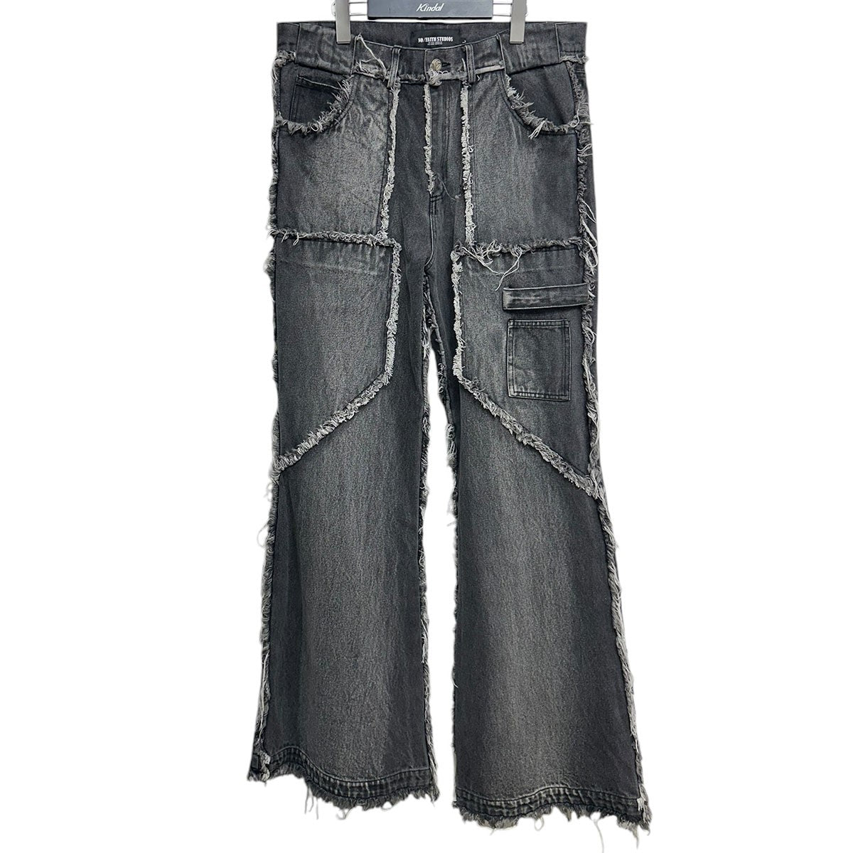 NO／FAITH STUDIOS(ノーフェイスステュディオス) FLARED DENIM 003 STONE WASH GRYデニムパンツ  ストーンウォッシュグレー サイズ L｜【公式】カインドオルオンライン ブランド古着・中古通販【kindal】