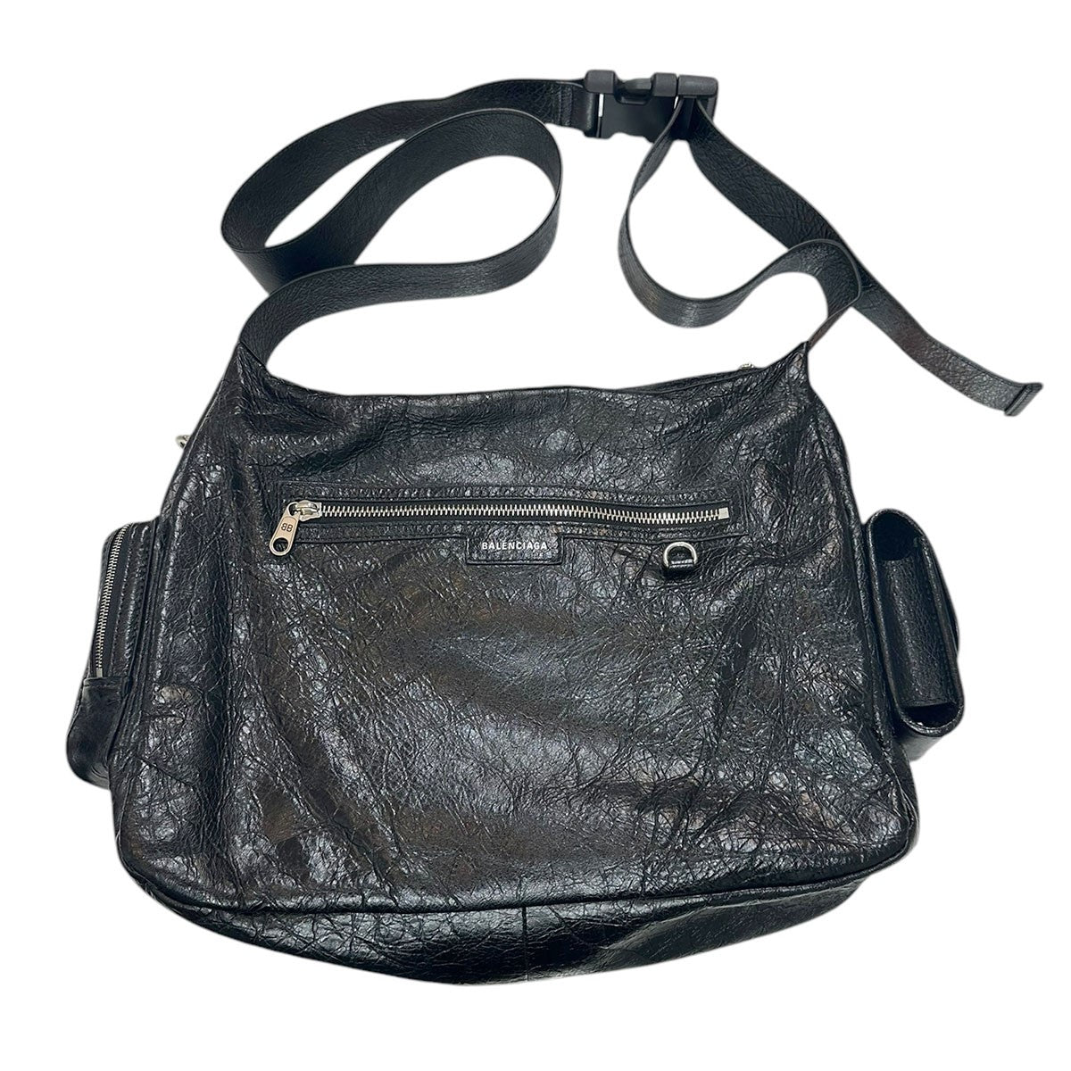 BALENCIAGA superbusyスーパービジー レザー ショルダーバッグ 古着・中古-2枚目のアイテム画像