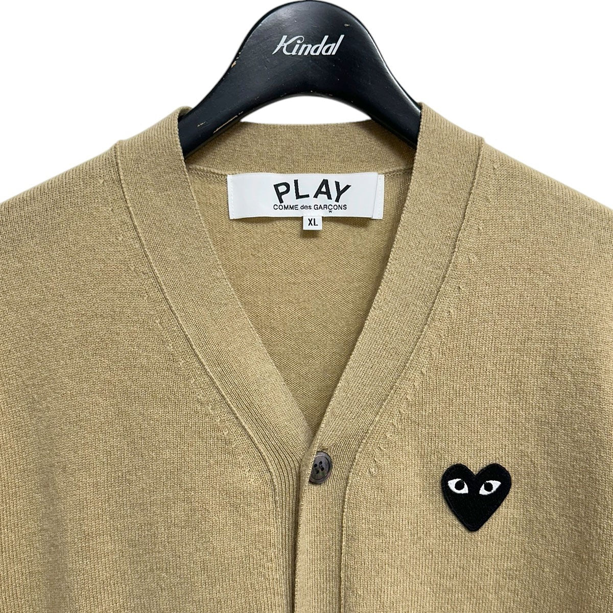 24AWBLACK HEART V-NECK CARDIGANブラックハートVネックカーディガンAX-N024