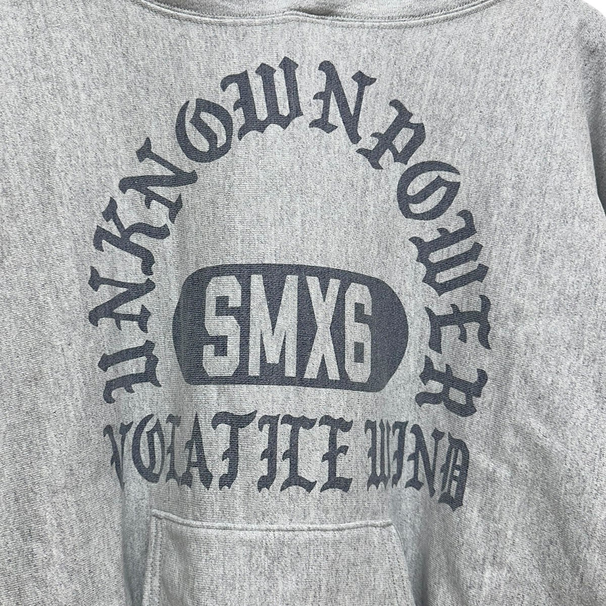 23SSUNKNOWN POWER HOODIEロゴプリントプルオーバーフーディーSM-S23-0000-045