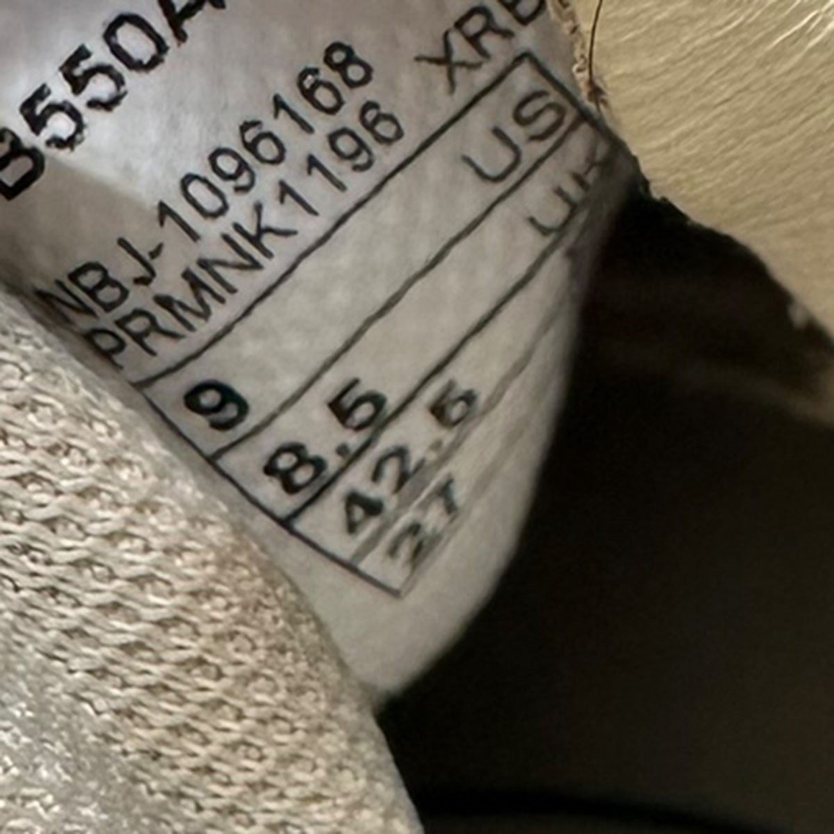 AURALEE×NEW BALANCE BB550AR 古着・中古-9枚目のアイテム画像