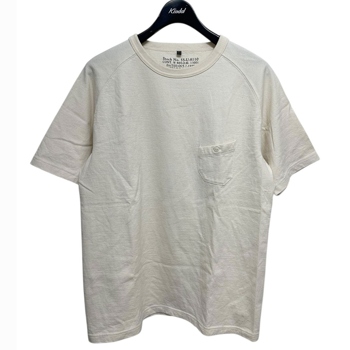NIGEL CABOURN 胸ポケットTシャツ55-U-8110 古着・中古-1枚目のアイテム画像