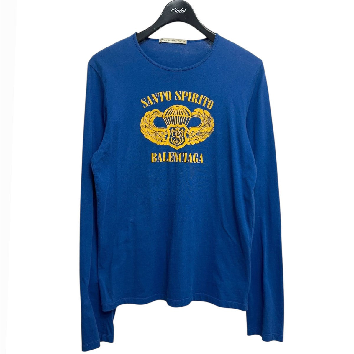 BALENCIAGA(バレンシアガ) SANTO SPIRITOプリント長袖Tシャツ