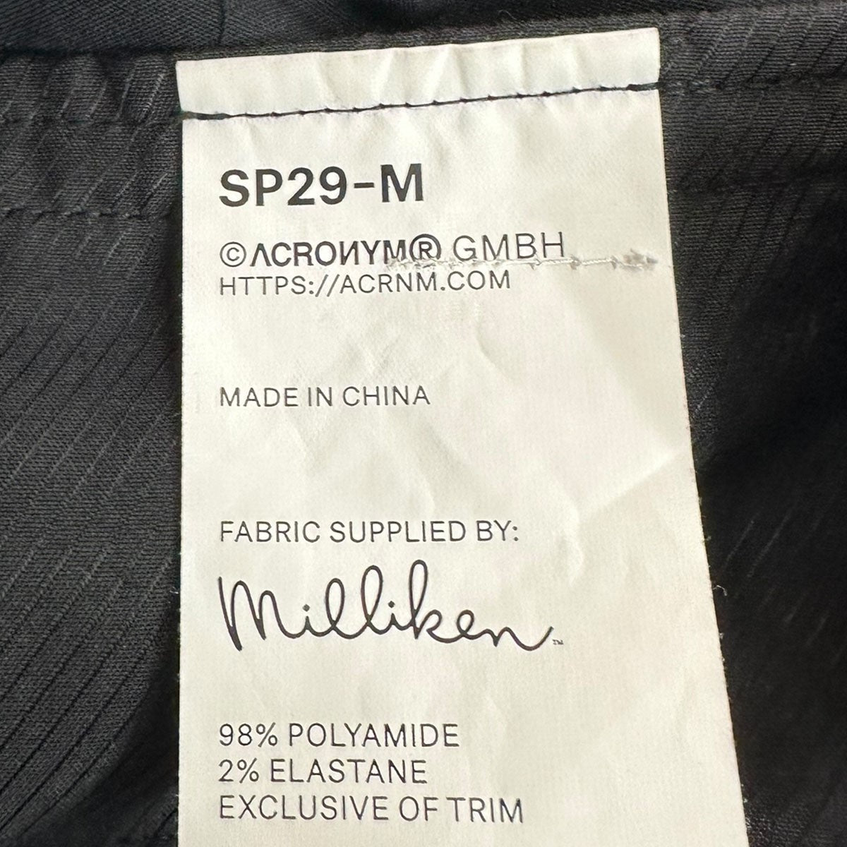 ACRONYM military cargo shortsミリタリーカーゴショーツSP29-M 古着・中古-5枚目のアイテム画像