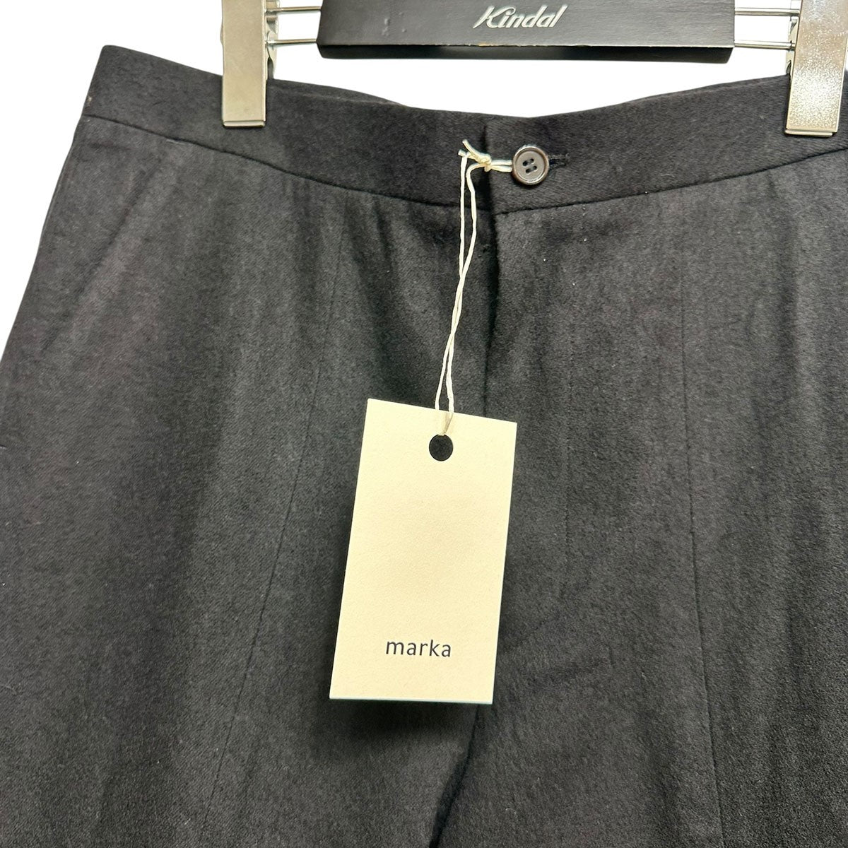 HEM SLIT STRAIGHT FIT - co w twill -ヘムスリットストレートフィットスラックスM19C-09PT01C