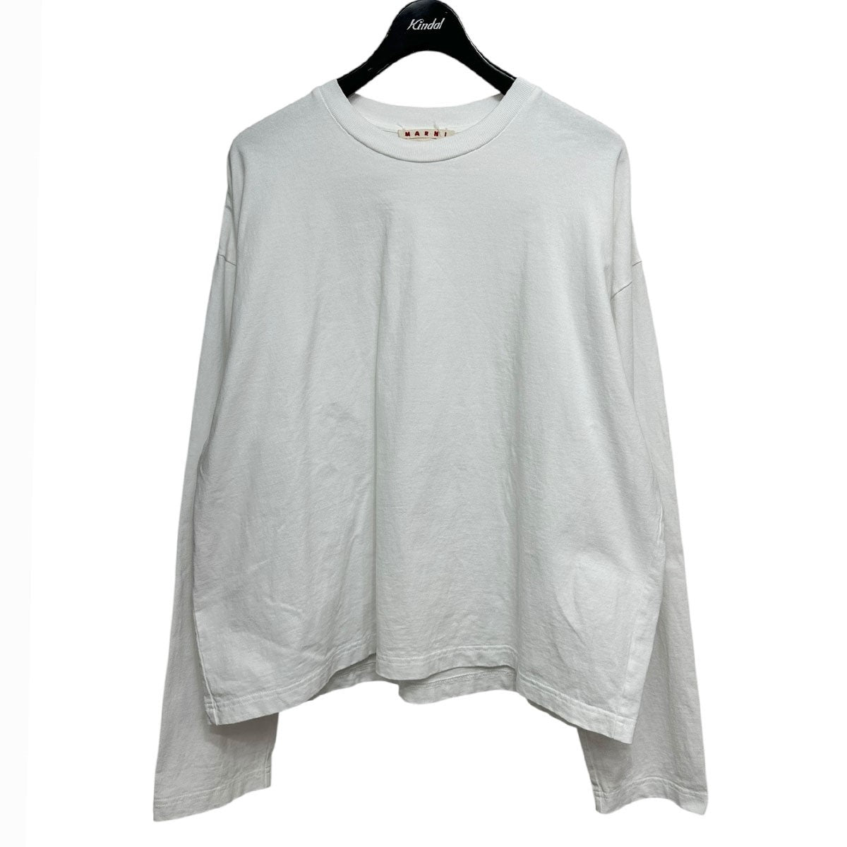 MARNI マルニ　25AW バックネックロゴカットソー HUMU0325X0 MARNI(マルニ) 25SSオーバーサイズロングスリーブTシャツ長袖Tシャツ
