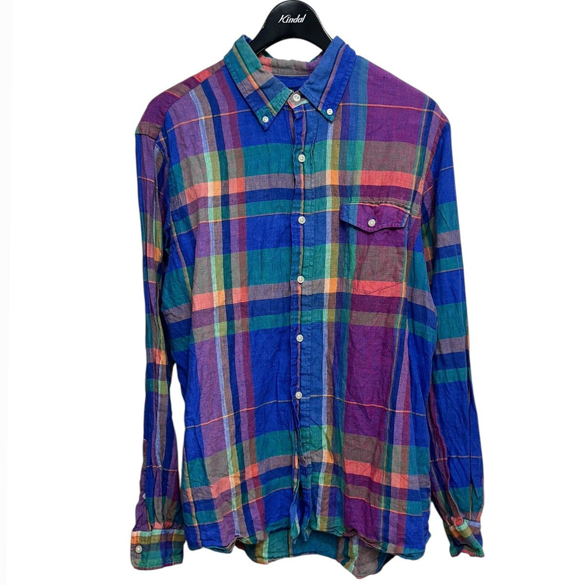 POLO RALPH LAUREN(ポロラルフローレン) チェックリネンシャツ マルチ