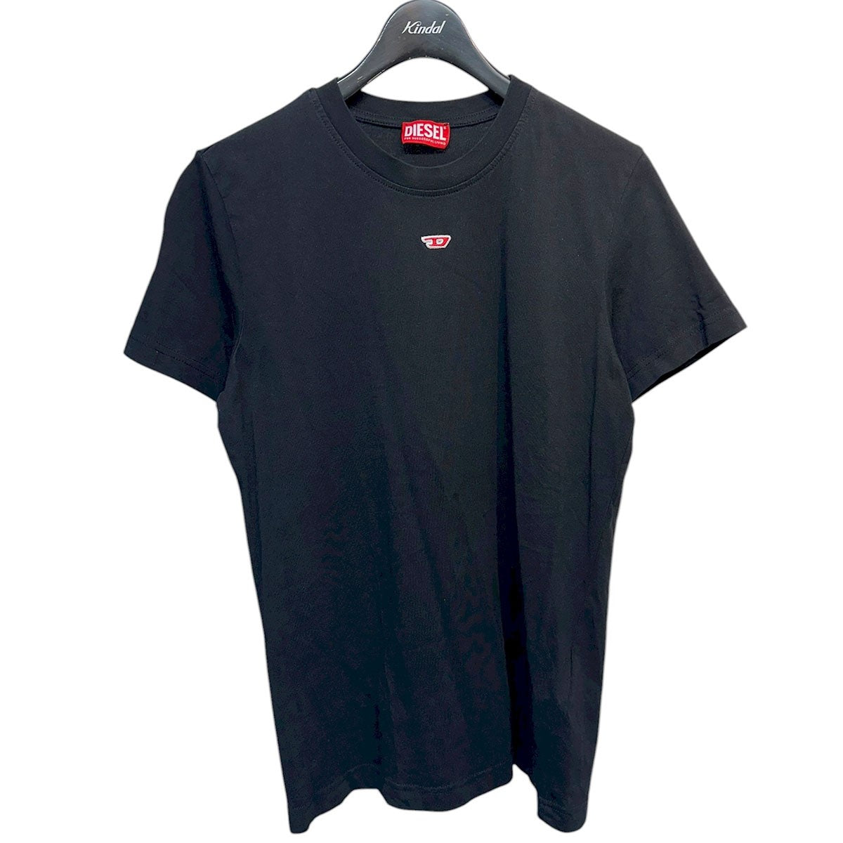 DIESEL Dロゴ Tシャツ 黒 DIESEL(ディーゼル) T-Diegor-DロゴワッペンTシャツ ブラック サイズ S