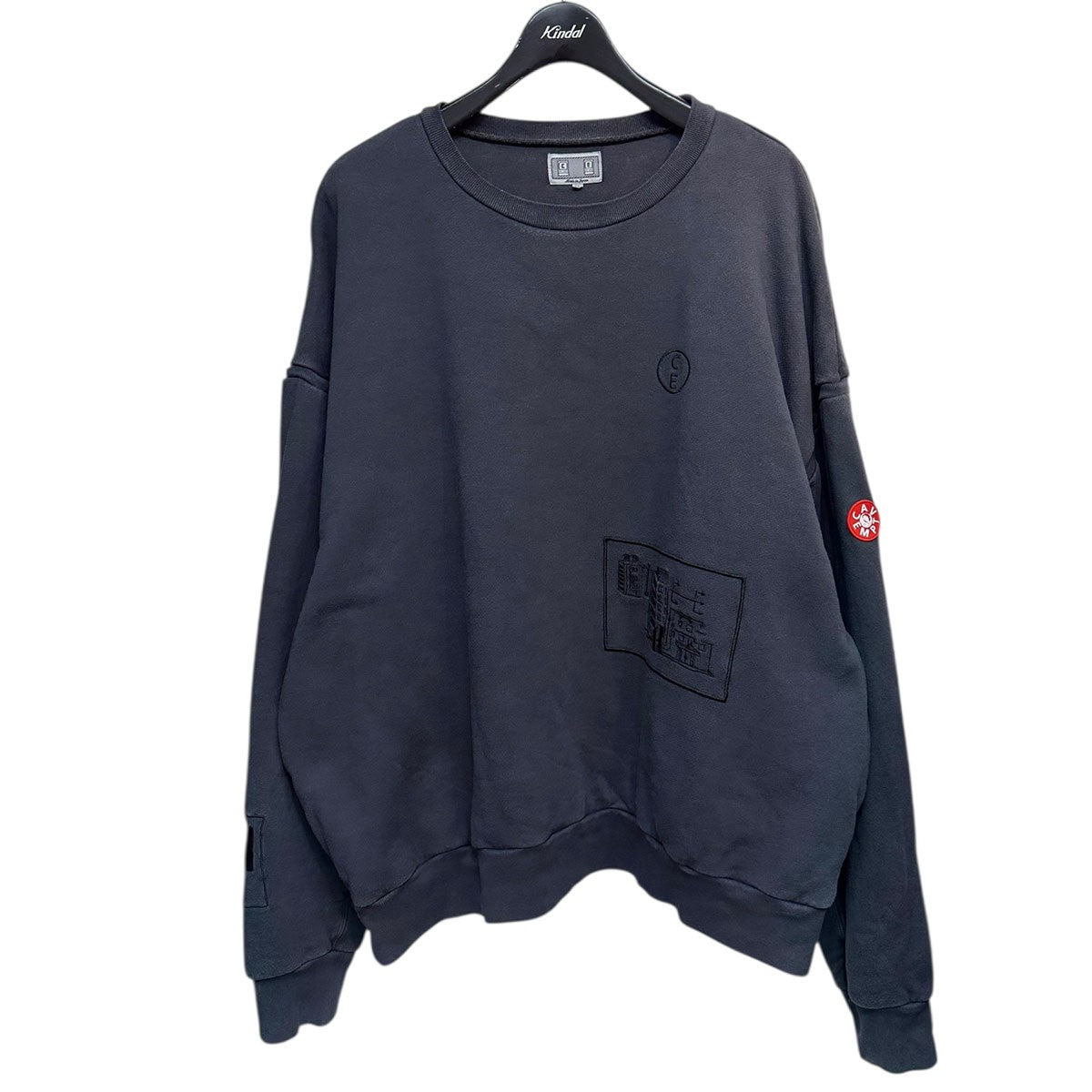 OVERDYE DOUBLE FACE CREW NECKオーバーダイダブルフェイスクルーネックCES20CS18