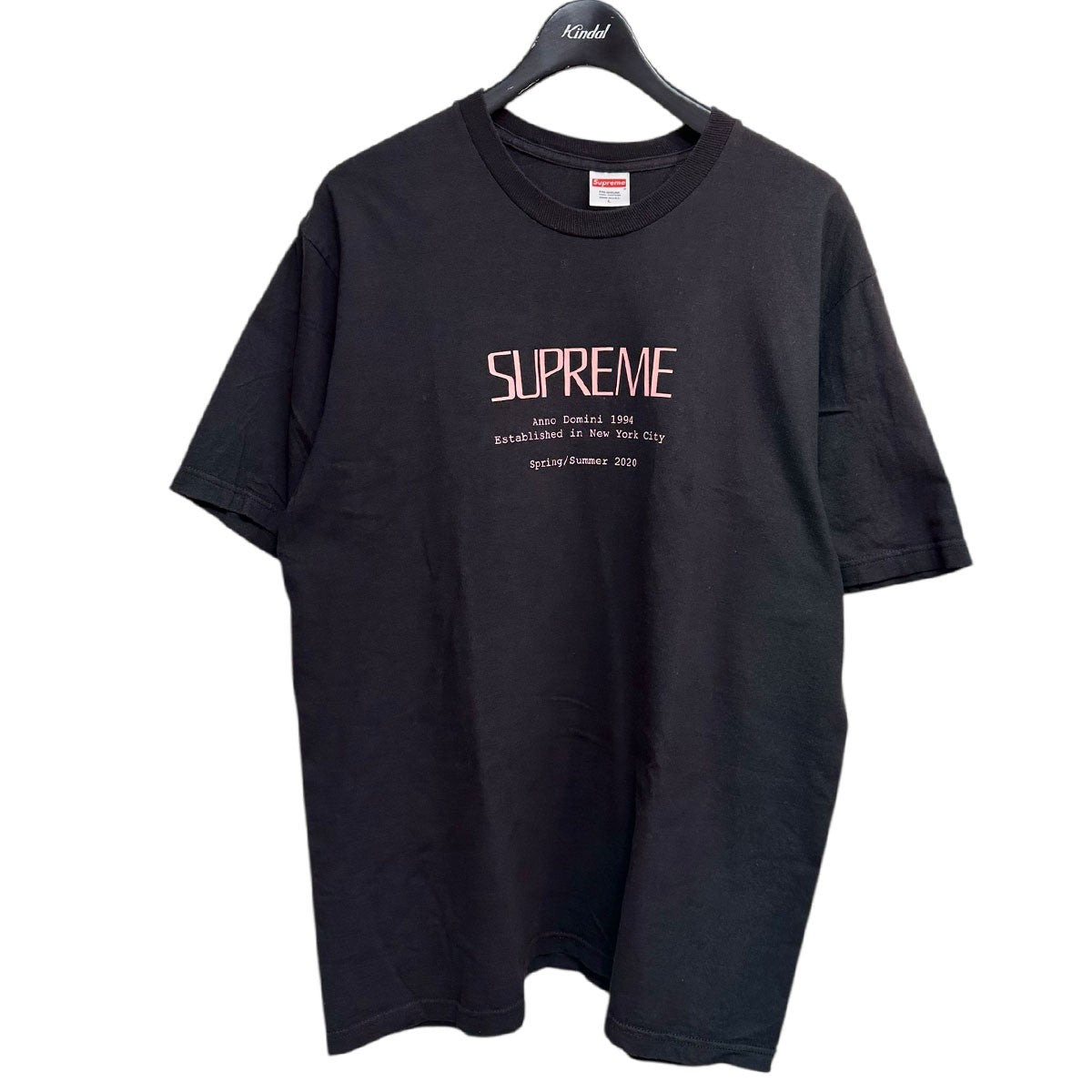 Supreme(シュプリーム) Anno Domini TeeロゴプリントTシャツ ブラック