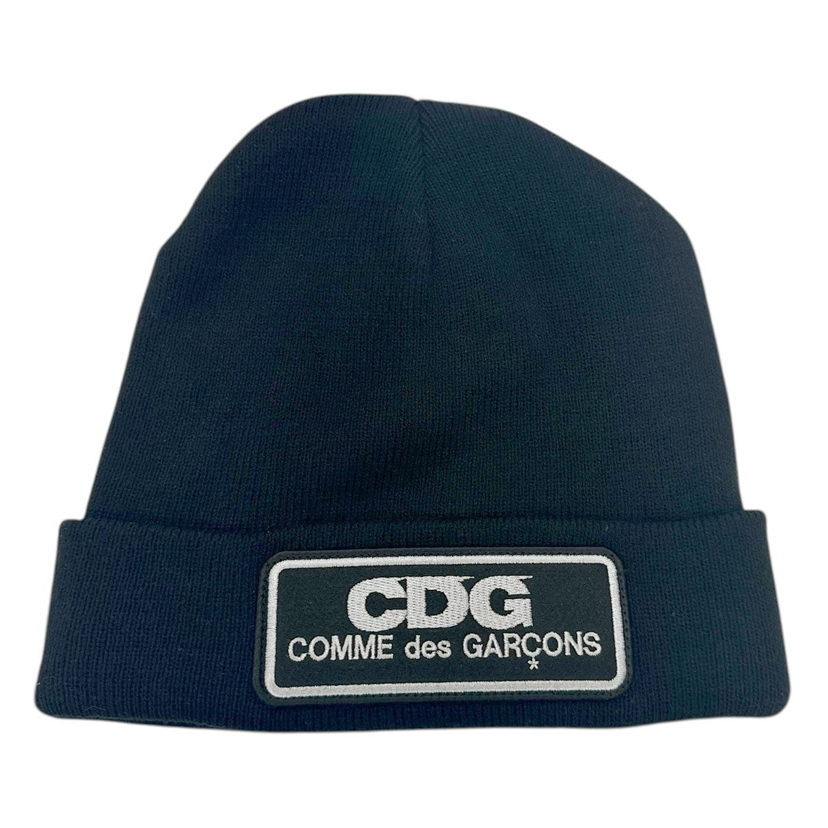 CDG(シーディージー) LOGO PATCH CAPロゴパッチビーニー ニット