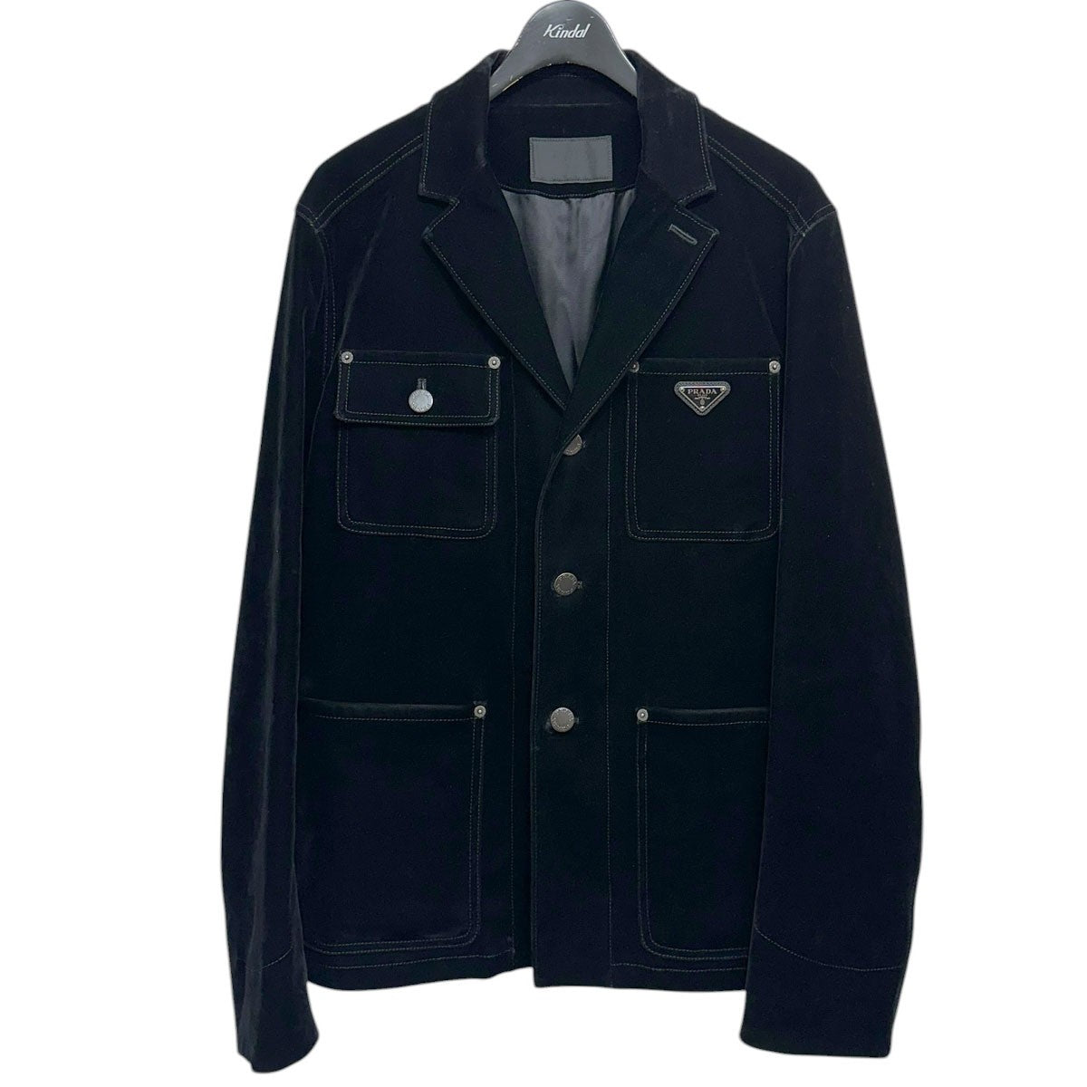 24SSVelvet Denim Blouson JacketベルベットデニムブルゾンジャケットGEB276
