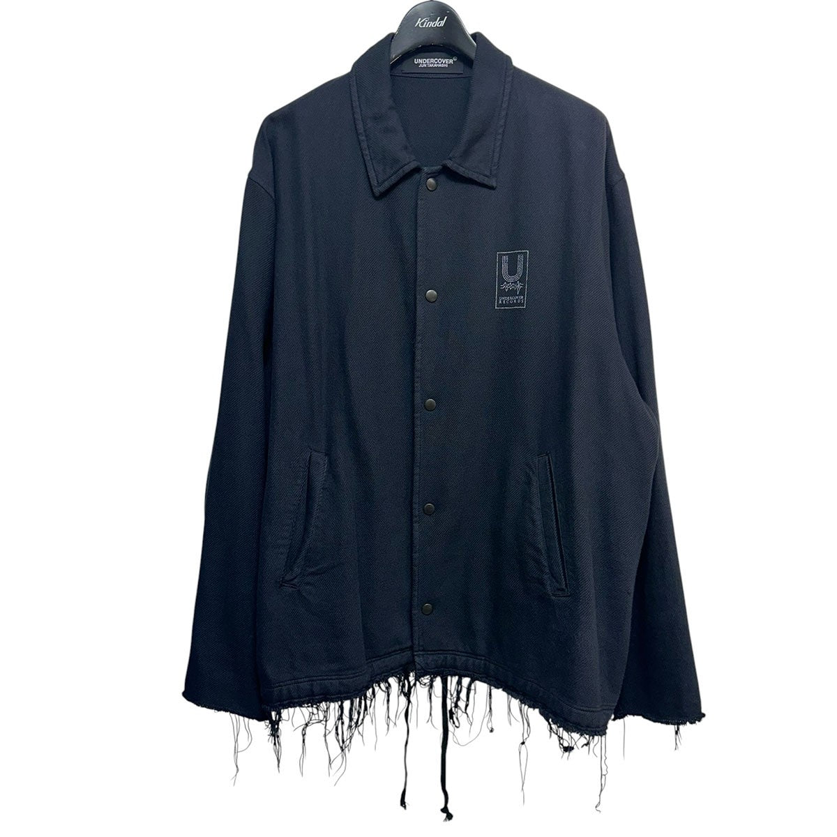 25SSCOACH JKT UC RECORDSユーズド加工ロゴプリントコットンコーチジャケットUC2D9210