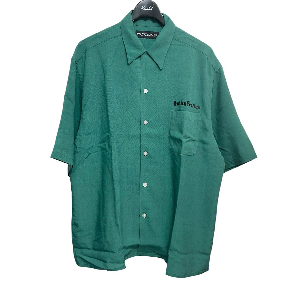 50’S SHIRT S S (TYPE-2)ロゴ刺繍オープンカラー半袖シャツ25SS-WMS-OC06