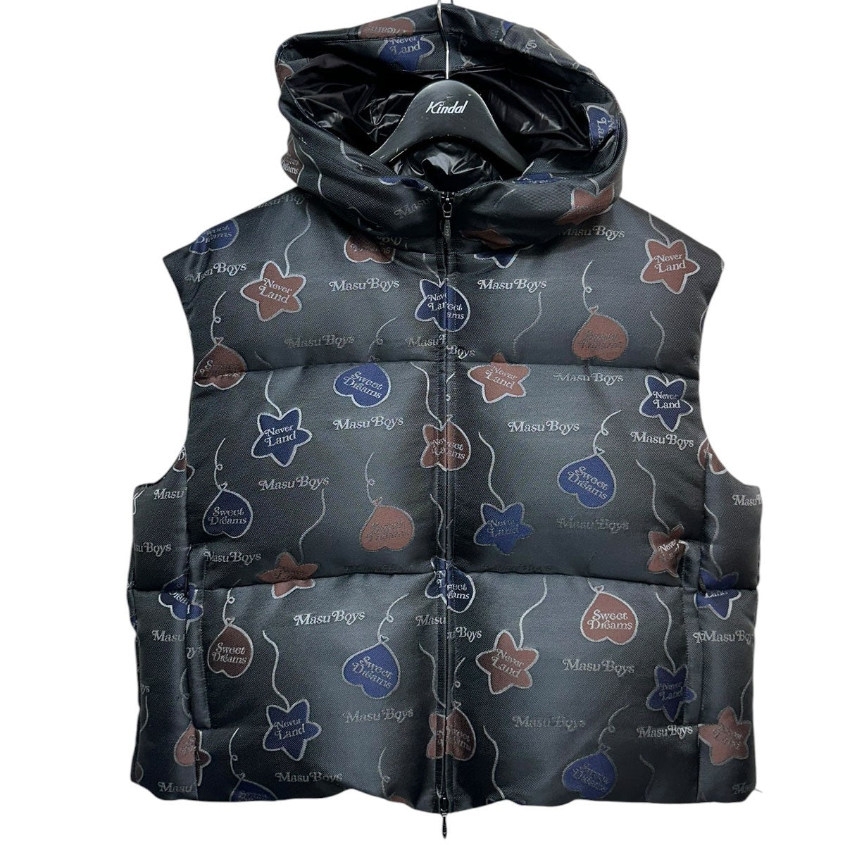 FALLING BALLOON DOWN VEST GRAPHIC BY VERDYダブルネームグラフィックプリントダウンベストMPFW-V0124