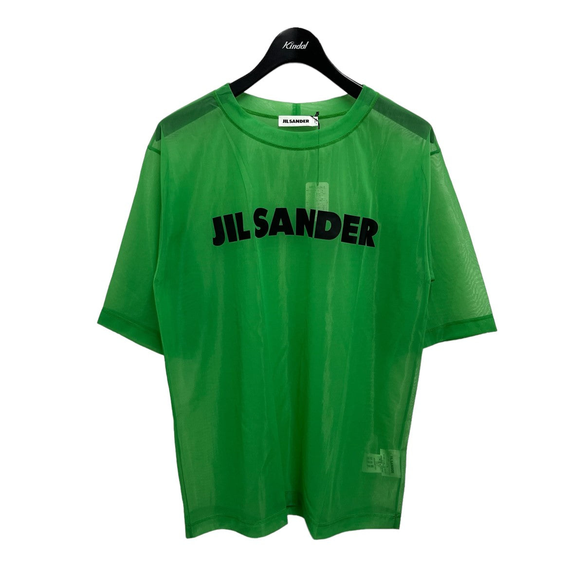 JIL SANDER(ジルサンダー) シースルーロゴTシャツ グリーン サイズ L｜【公式】カインドオルオンライン  ブランド古着・中古通販【kindal】