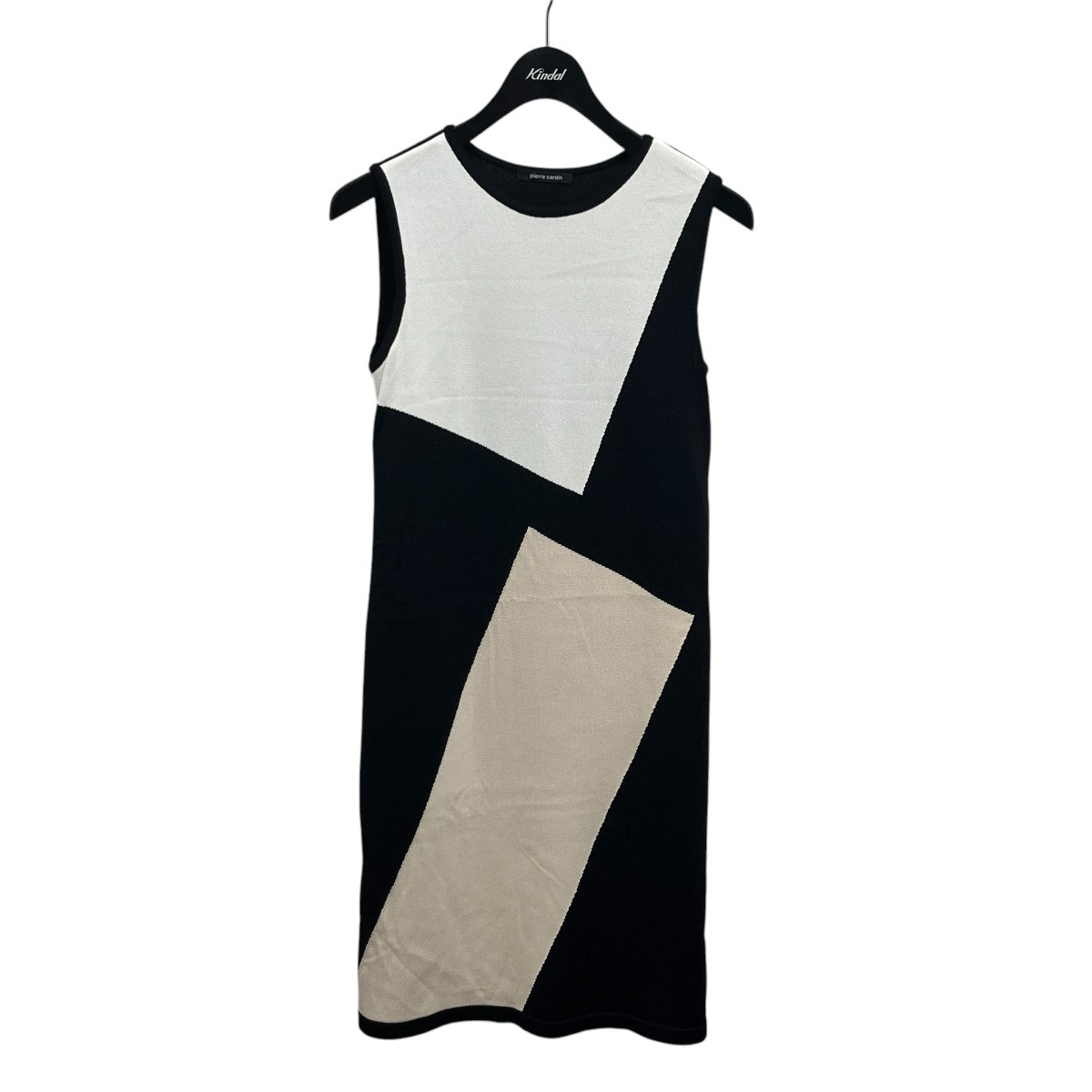 pierre cardin(ピエールカルダン) ノースリーブワンピース ブラック  