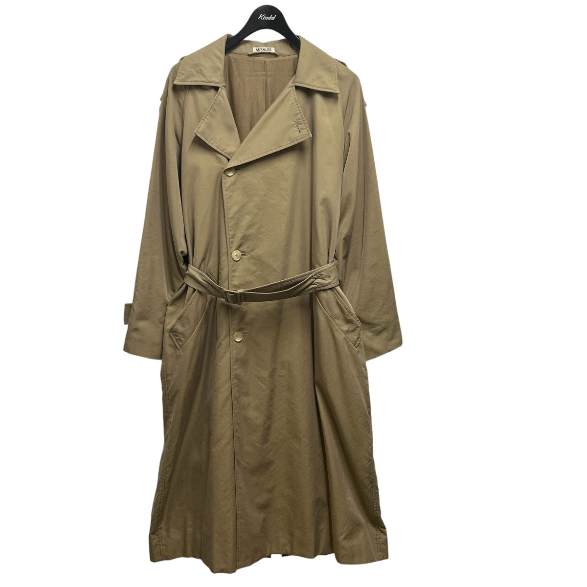AURALEE(オーラリー) WASHED FINX CUPRO TWILL LONG COAT コート 