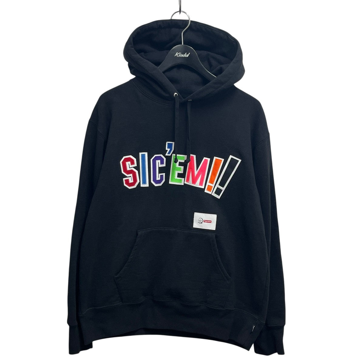 Supreme×WTAPS®️ Sic’em!Hooded Sweatshirt Supreme WTAPS “SIC'EM!” Hoodie Hooded Sweatshirt Black Mens