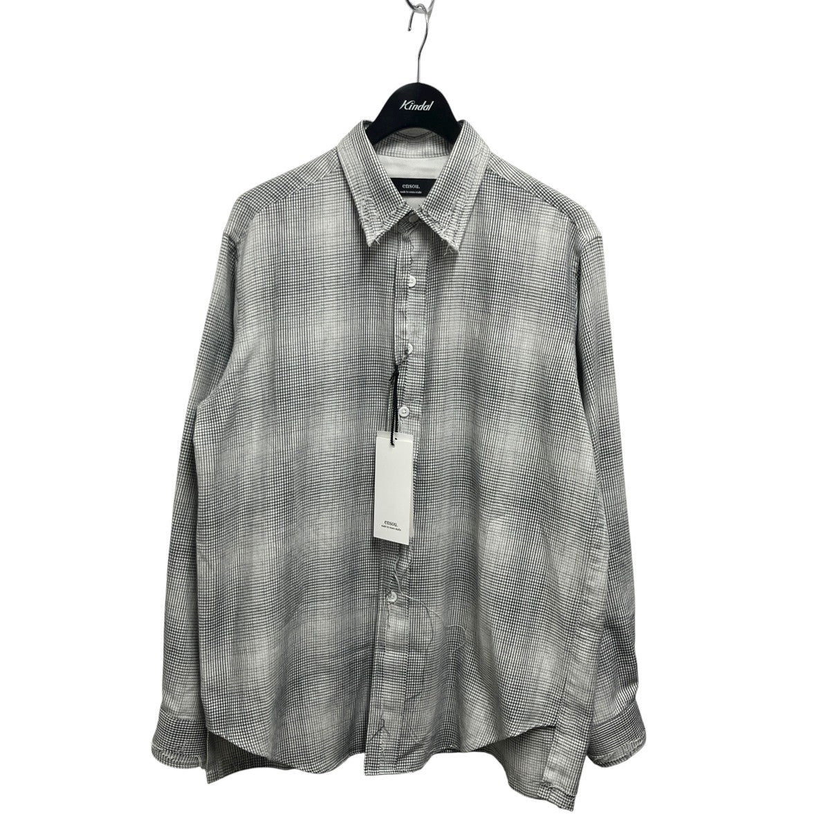 ensou．(エンソウ) Rough Cut Shirt グレー サイズ M｜【公式