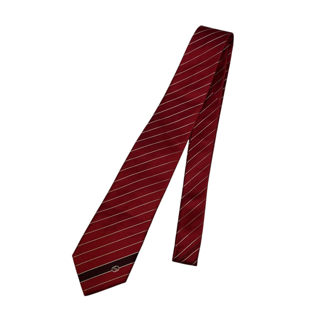 GGロゴシルクストライプネクタイ
