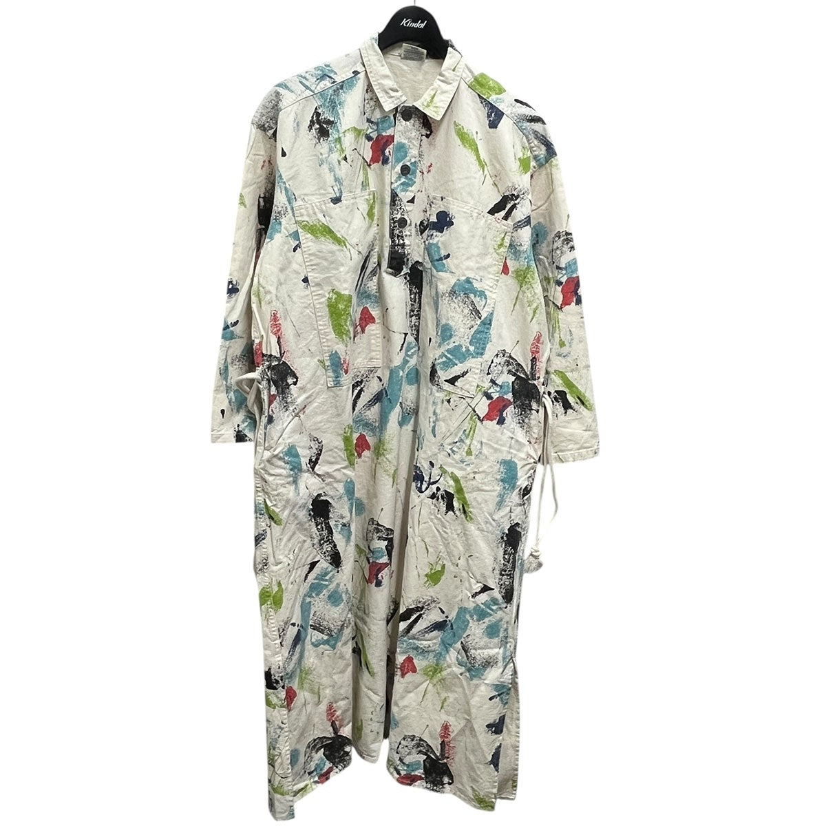 orSlow×BEAMS BOY BEAMS BOY別注ペイントワンピース綿100% 古着・中古-3枚目のアイテム画像