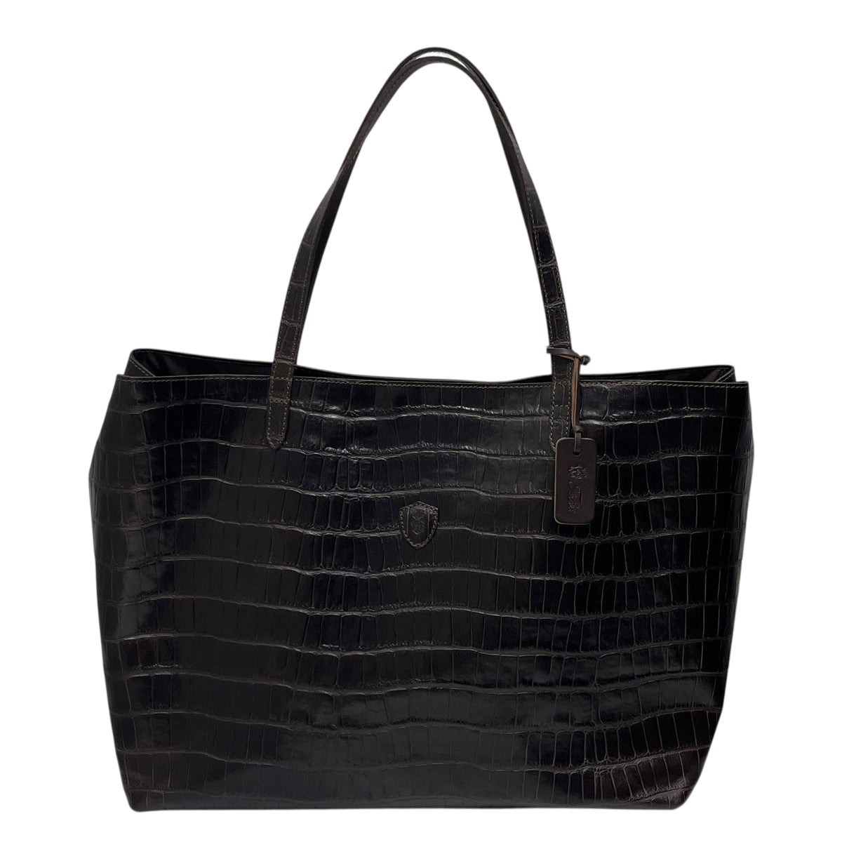 Felisi(フェリージ) クロコ型押しレザートート15-20 15-20 ブラウン