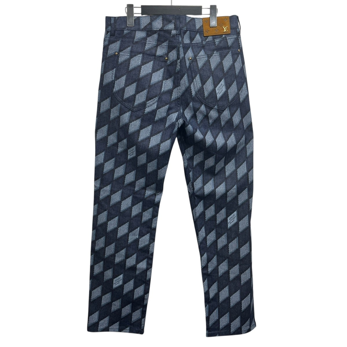 22AWダイヤモンド ダミエデニムパンツRM222 PQ HND76W