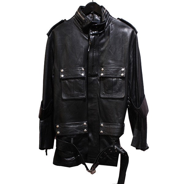 【HOT品質保証】Dior HOMMEミリタリージャケット ブラック ヴィンテージ ジャケット・アウター
