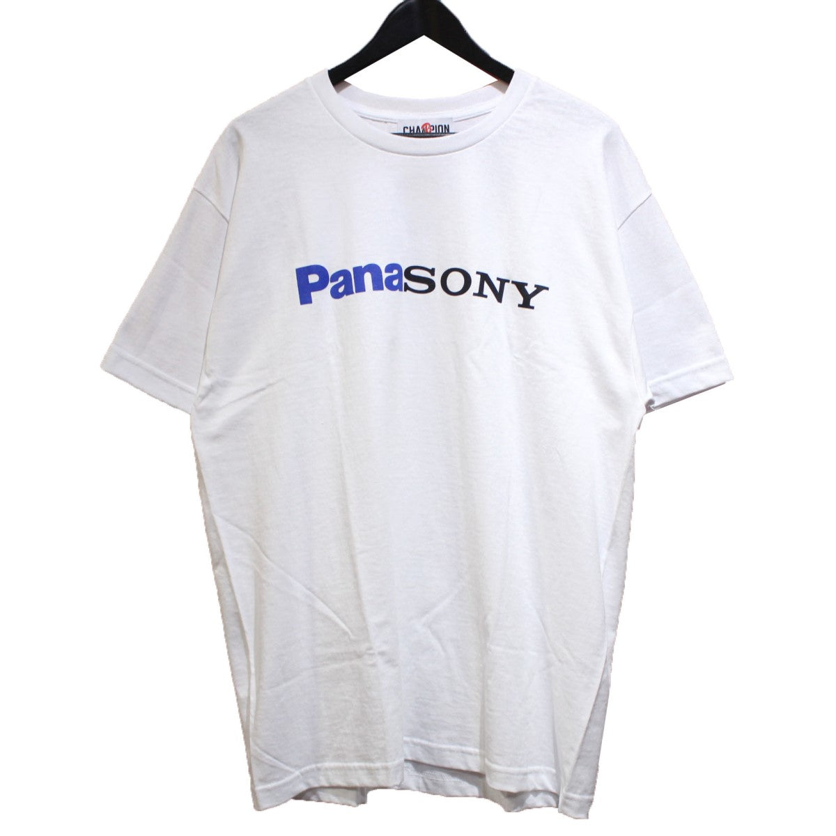 SOUND SHOP balansa × WISM 22SS SOUNDSHOPbalansa別注 PANASONY S／S  T-SHIRTロゴTシャツ 22-071-597-0123-1-0 ホワイト サイズ L｜【公式】カインドオルオンライン  ブランド古着・中古通販【kindal】