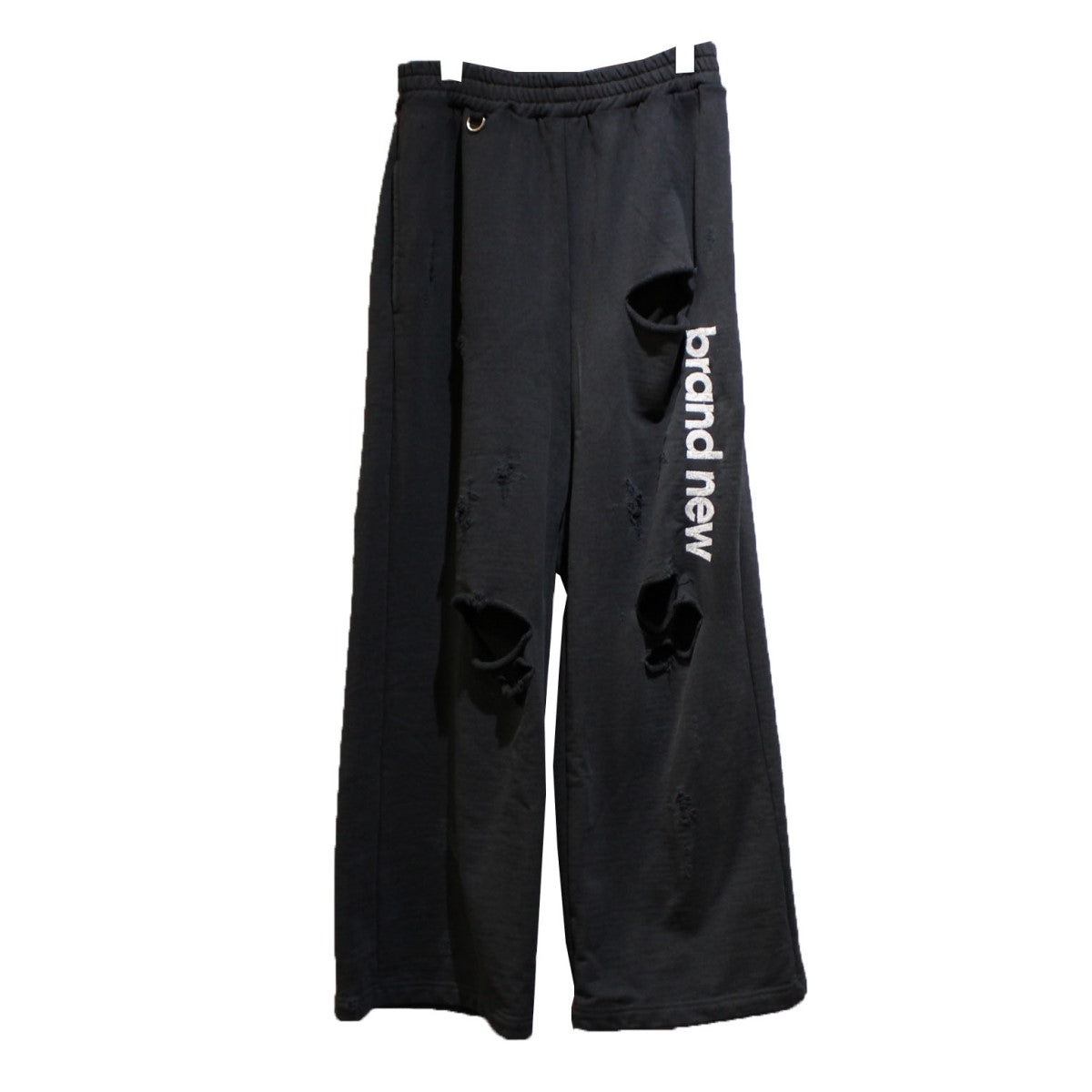 doublet(ダブレット) 23SS DESTROYED SWEAT PANTS デストロイ スウェットパンツ 23SS20PT216 ブラック  サイズ 14｜【公式】カインドオルオンライン ブランド古着・中古通販【kindal】