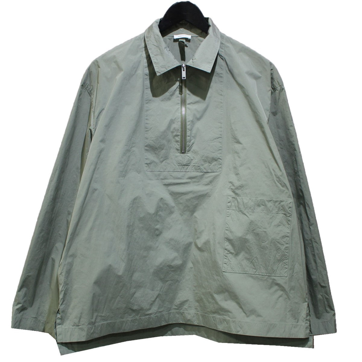 JIL SANDER(ジルサンダー) 19SS CRINKLED JACKET ハーフジップ ブルゾン ジャケット JSU0420618 グリーン  サイズ 48｜【公式】カインドオルオンライン ブランド古着・中古通販【kindal】