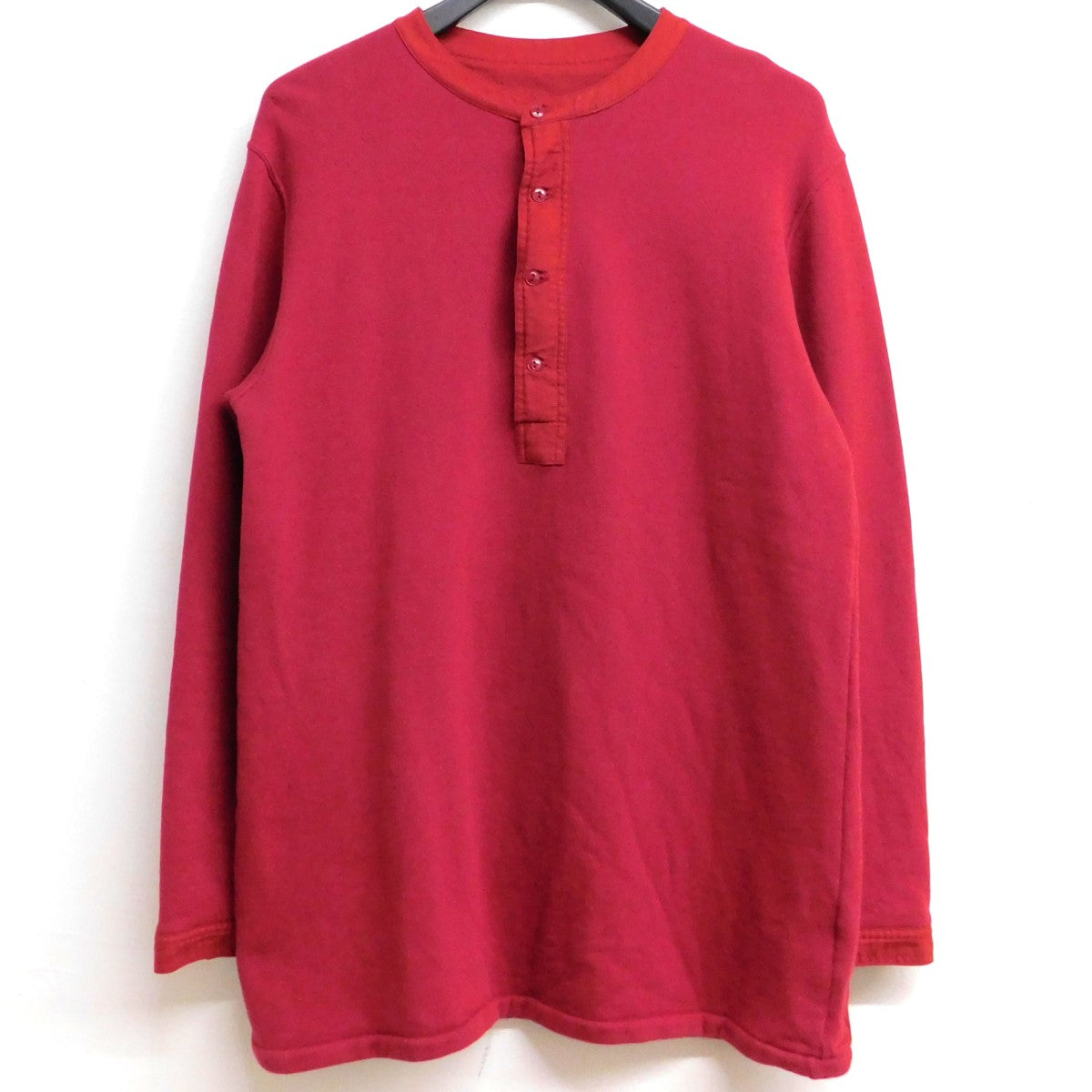 GOUCHA(ゴーチャ) 裏起毛ヘンリーネックスウェット レッド サイズ 2  