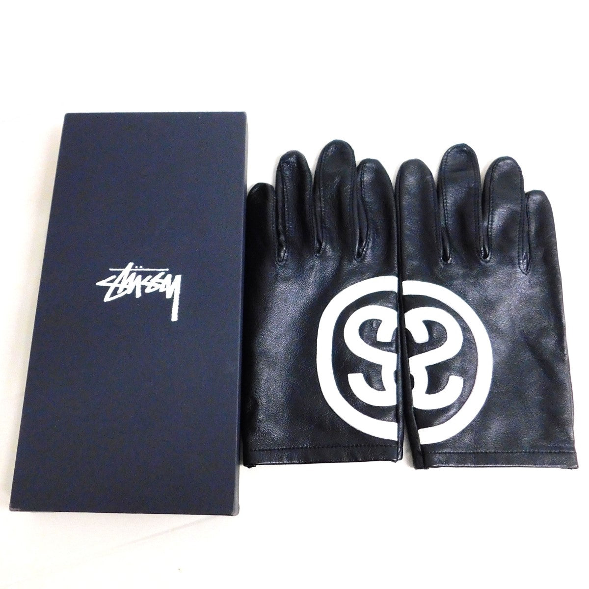 Stussy(ステューシー) 2023AW SS Link Leather Gloves 23C138902 ブラック サイズ  15｜【公式】カインドオルオンライン ブランド古着・中古通販【kindal】
