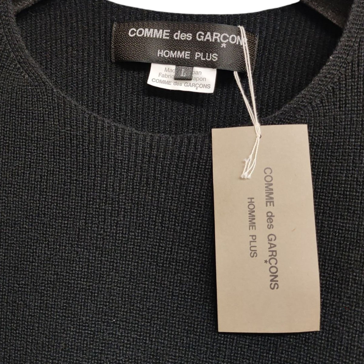 COMME des GARCONS HOMME PLUS Circle Cutout Long Sweater サークルカットロングセーター PK-N015 古着・中古-4枚目のアイテム画像