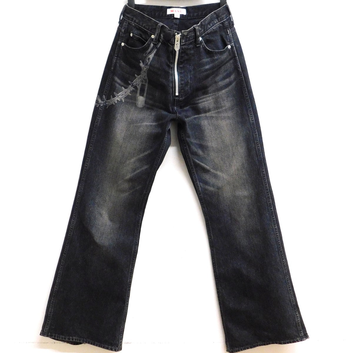 MASU(エムエーエスユー) BOOT-CUT JEANSフレアデニムMBS-PT0323C MBS-PT0323C ブラック サイズ  46｜【公式】カインドオルオンライン ブランド古着・中古通販【kindal】