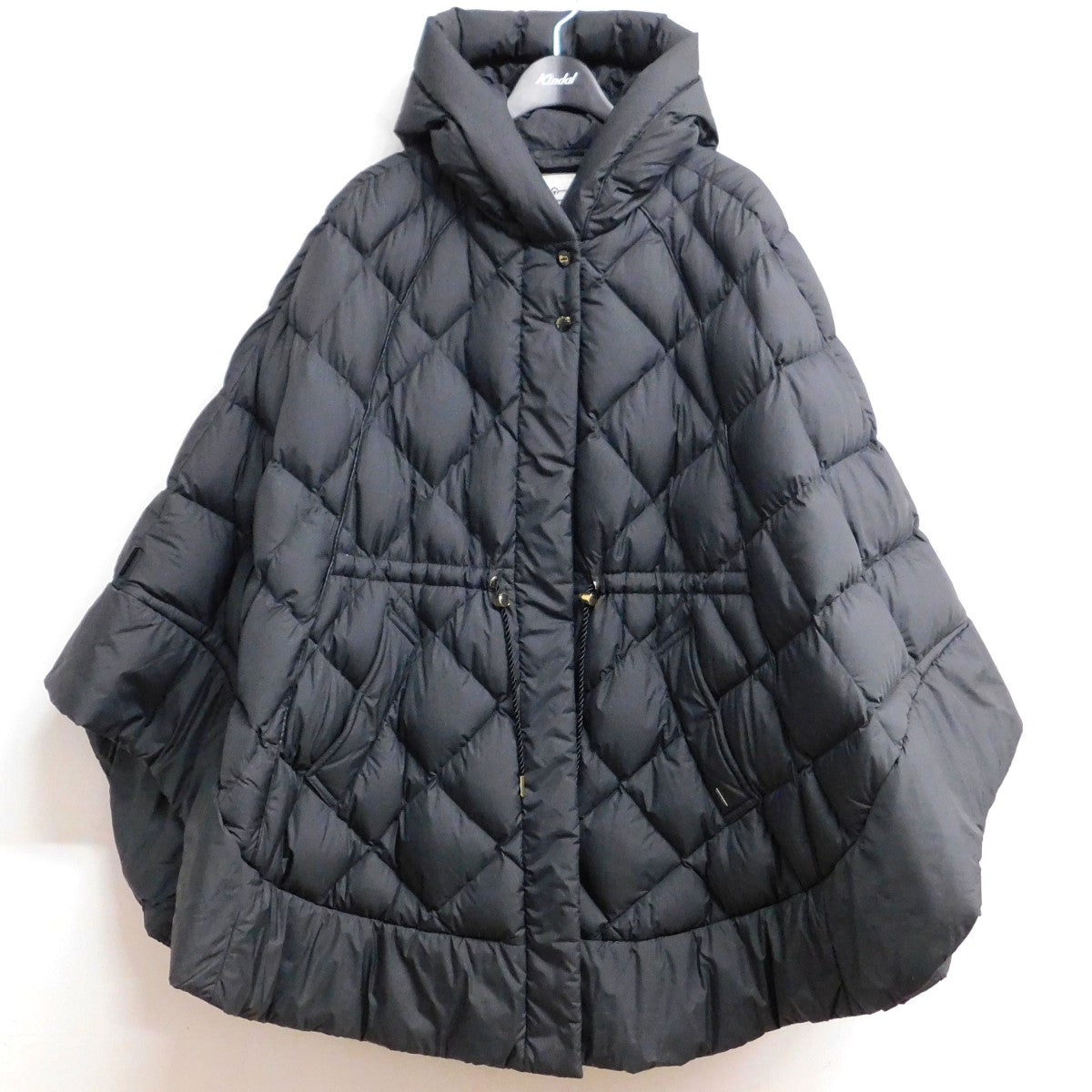 WOOLRICH(ウールリッチ) ELLIS CAPE ケープダウン WWOU0469 ブラック サイズ S-M｜【公式】カインドオルオンライン  ブランド古着・中古通販【kindal】