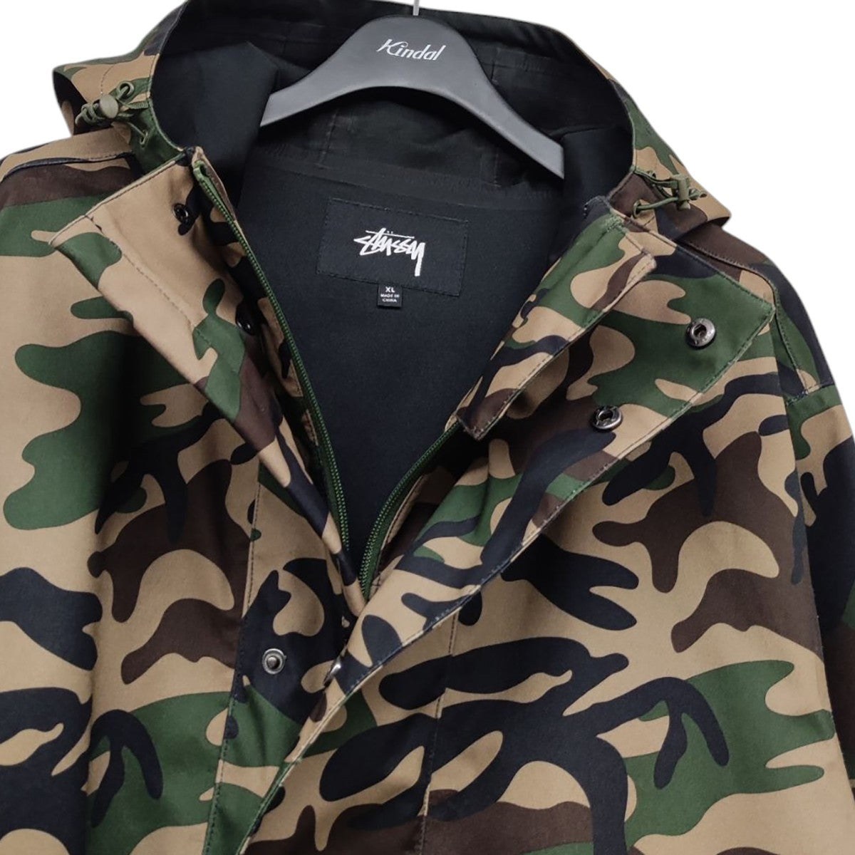 stussy Shell hooded Jacket ナイロンジャケット 古着・中古-8枚目のアイテム画像