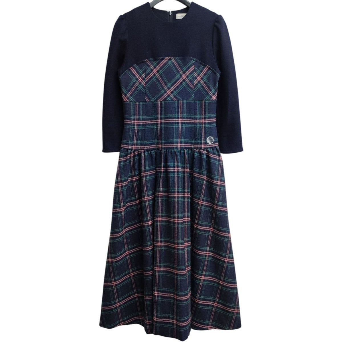 ワンピース BORDERS at BALCONY PLAID MIDI DRESS PLAID MIDI DRESS | BORDERS at BALCONY (Women
