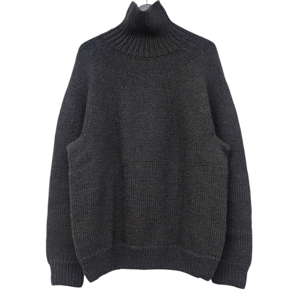 COMOLI(コモリ) 2023AW カシミア和紙ハンドタートルネックニット Y03