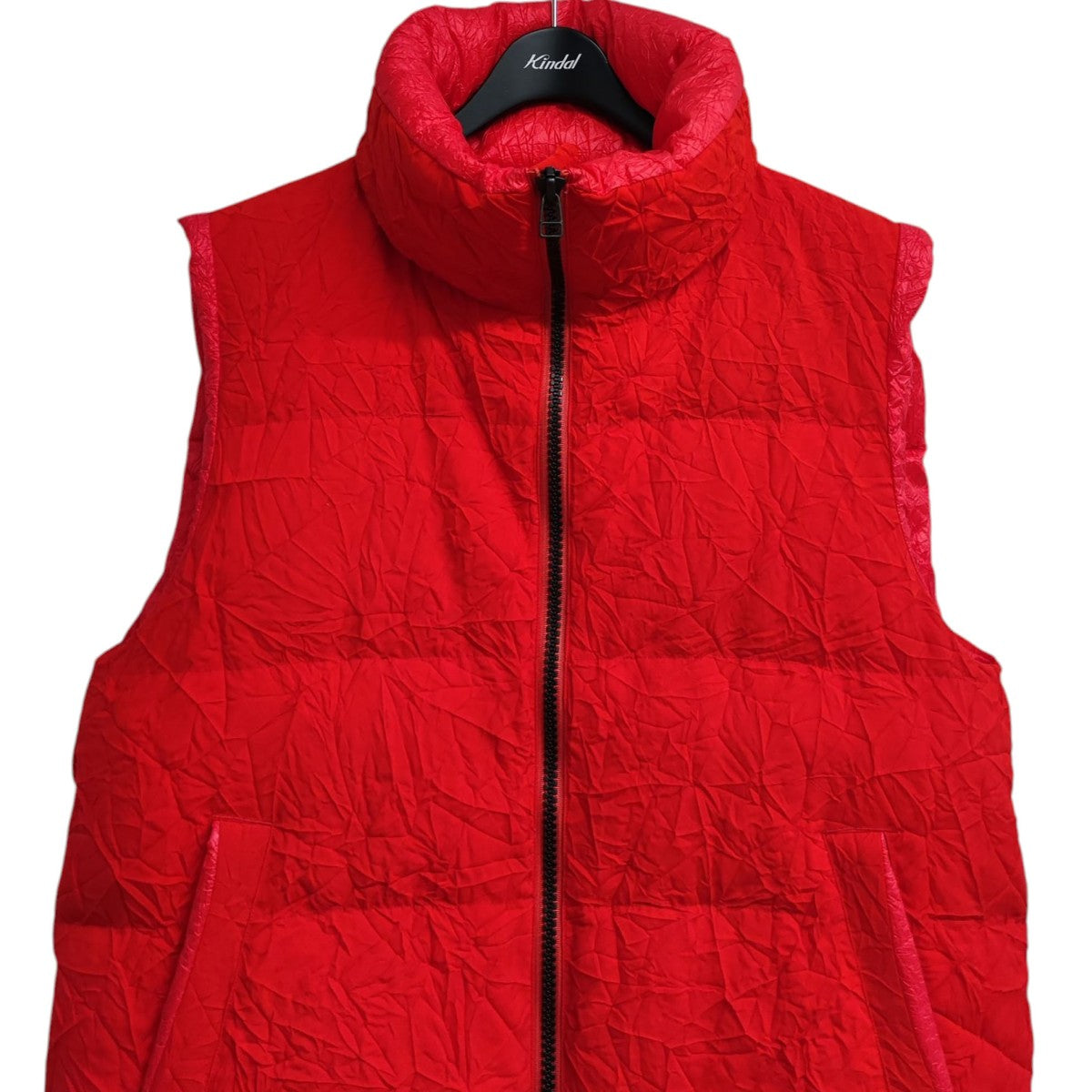 WRINKLED WOOL DOWN VEST シワ加工ダウンベスト