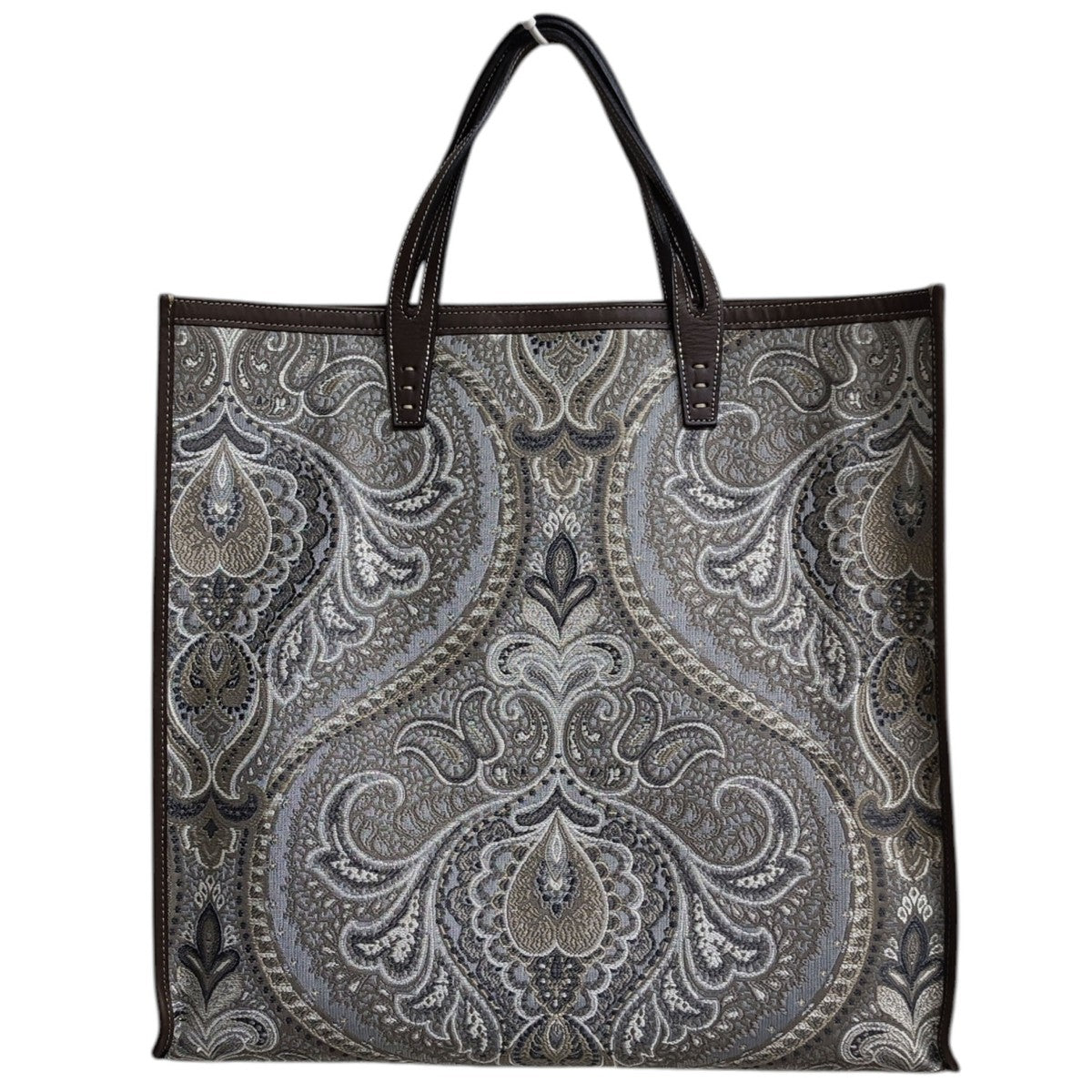 A VACATION アバケーション ペイズリー柄トートバッグ A VACATION(アヴァケーション) ペイズリー柄トートバッグ グレー