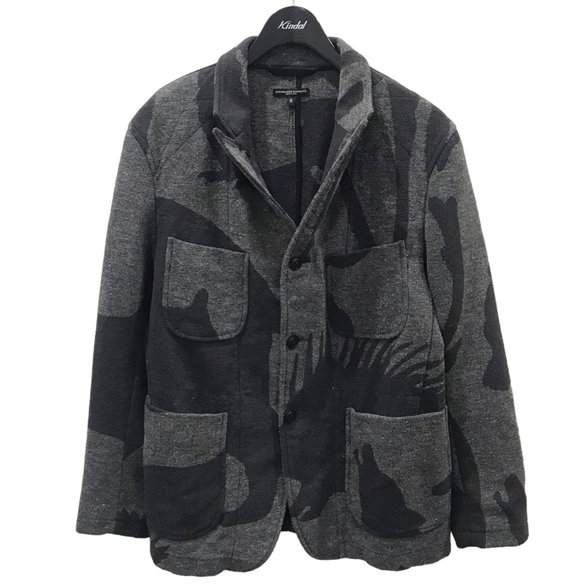 Engineered Garments(エンジニアードガーメンツ) 総柄3Bジャケット Bedford Jacket ベッドフォードジャケット  グレー・ブラック サイズ S｜【公式】カインドオルオンライン ブランド古着・中古通販【kindal】