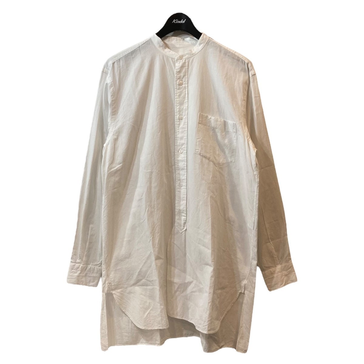 売値COMOLI コモリ バンドカラーシャツ 2 ホワイト トップス