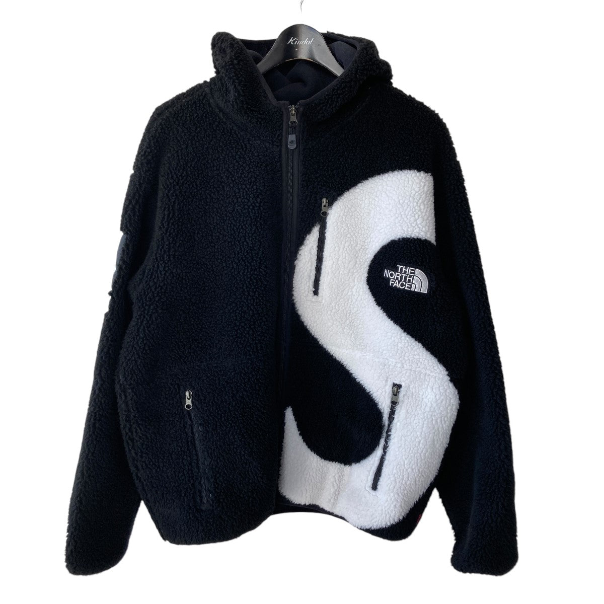 Supreme×THE NORTH FACE S LOGO HOODED FLEECE JACKETフリースジャケットNT62004I  NT62004I ブラック、ホワイト サイズ M｜【公式】カインドオルオンライン ブランド古着・中古通販【kindal】