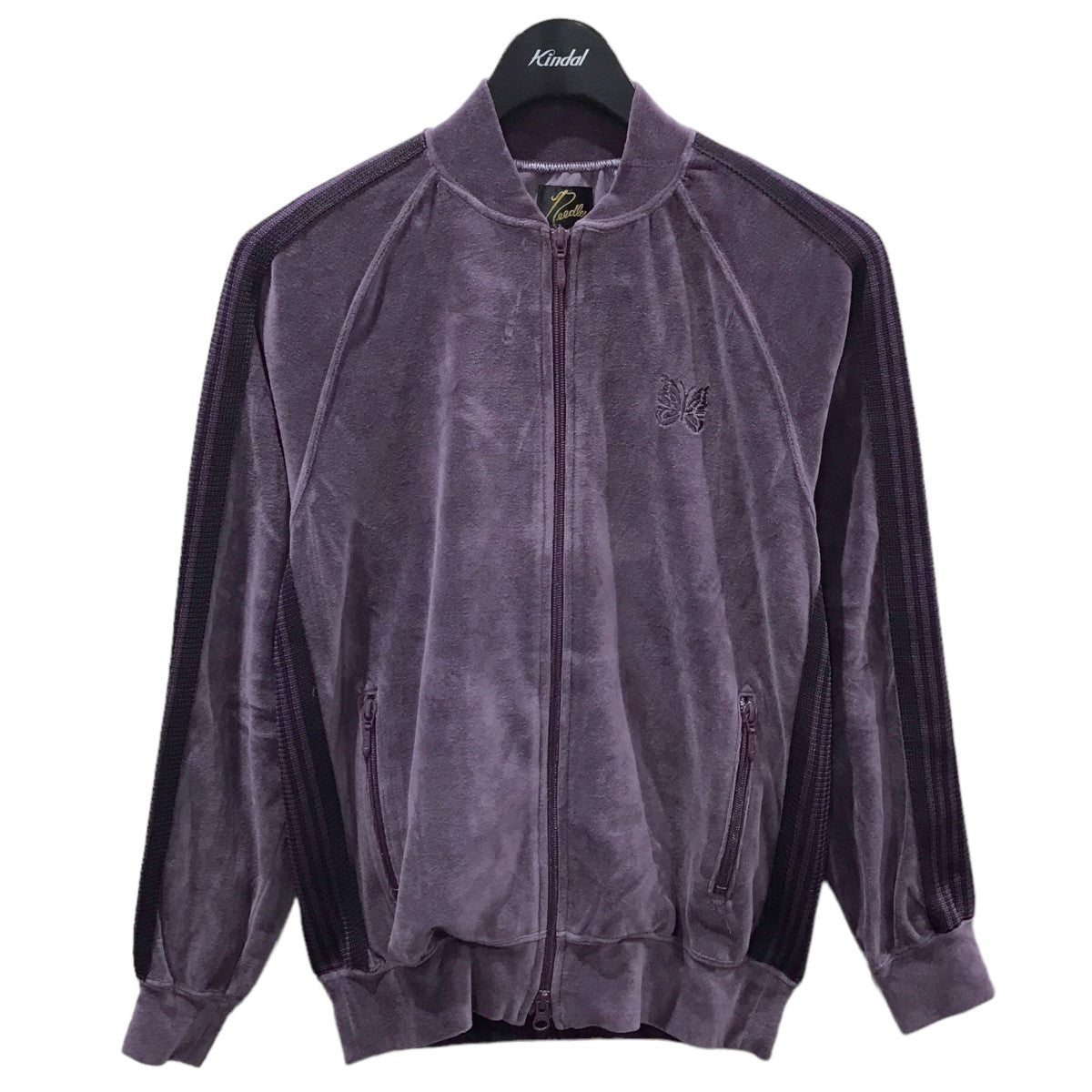 Needles(ニードルス) 22AW ベロアトラックジャケットTrack Jacket-C／Pe Velour LQ234 LQ234 パープル  サイズ XS｜【公式】カインドオルオンライン ブランド古着・中古通販【kindal】