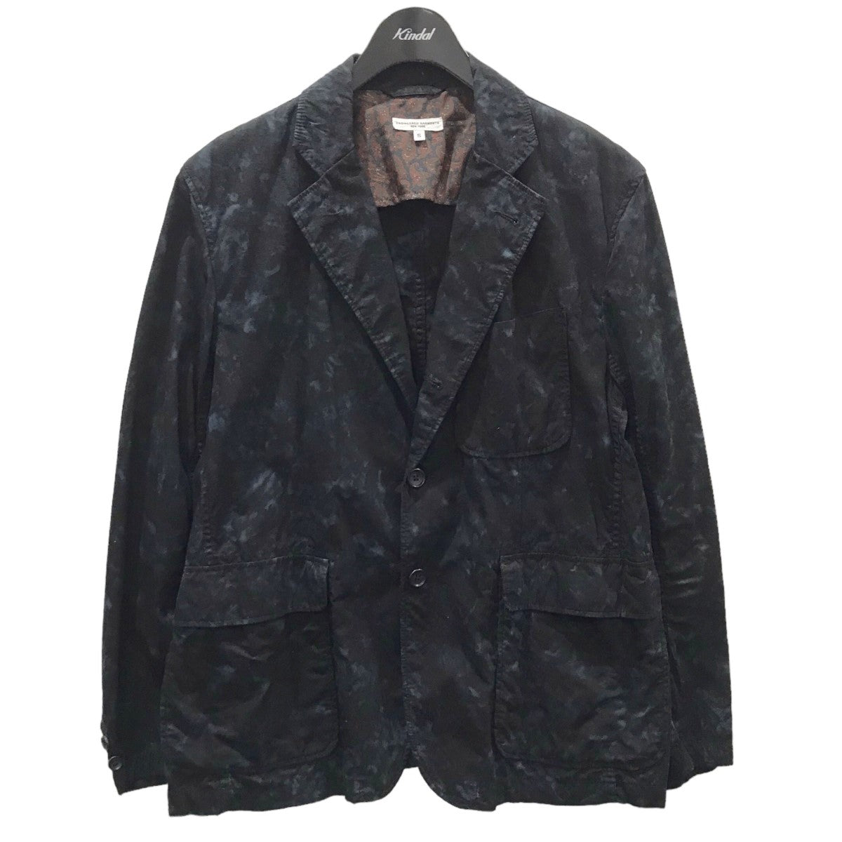 Engineered Garments(エンジニアードガーメンツ) タイダイ染めベイカージャケット Baker Jacket - BATIK  PRINT ネイビー×ブラック サイズ S｜【公式】カインドオルオンライン ブランド古着・中古通販【kindal】