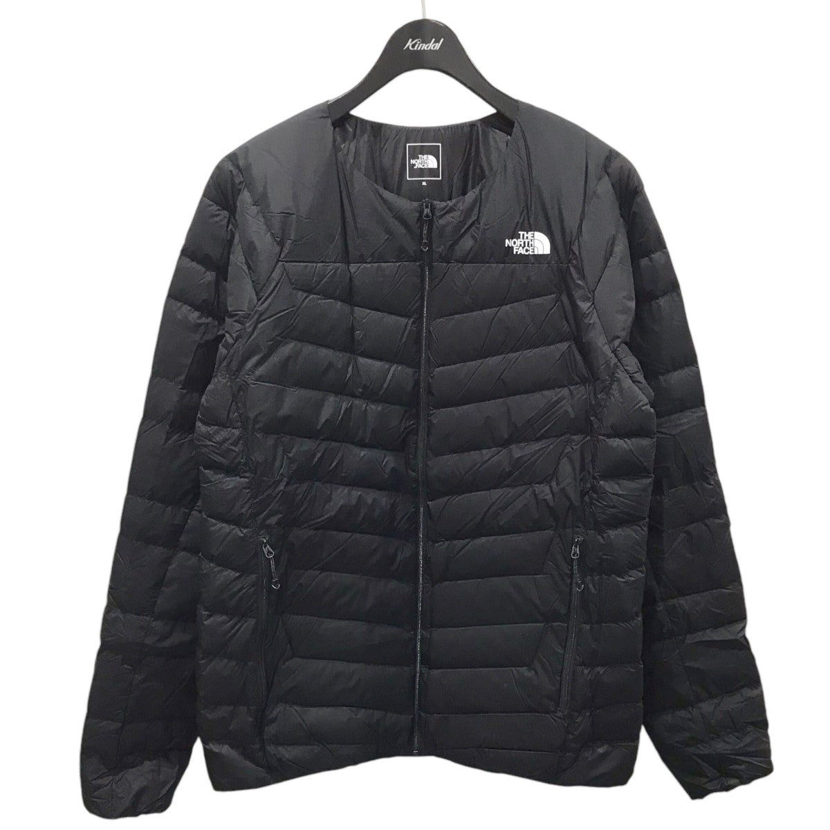 THE NORTH FACE(ザノースフェイス) ノーカラーダウンジャケット Thunder Roundneck Jacket サンダーラウンドネック ジャケット NY82313 NY82313 ブラック サイズ XL｜【公式】カインドオルオンライン ブランド古着・中古通販【kindal】